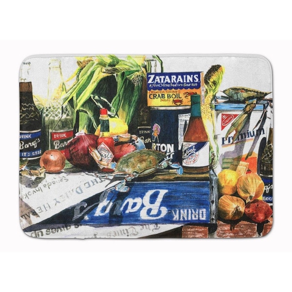 Carolines Treasures Crab in the Middle Machine Washable Memory Foam Mat 1008RUG - main